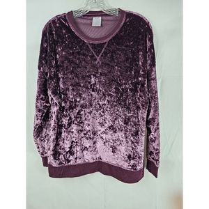 Secret Treasures Essentials Valour Jogger Fleece Crewneck Pullover Women's Med